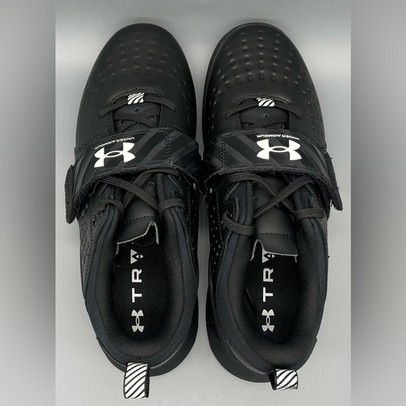 Under Armour Reign Lifter Training Shoes 3023735-001 Black Mens Size 7 & 7.5 NEW - Picture 7 of 10